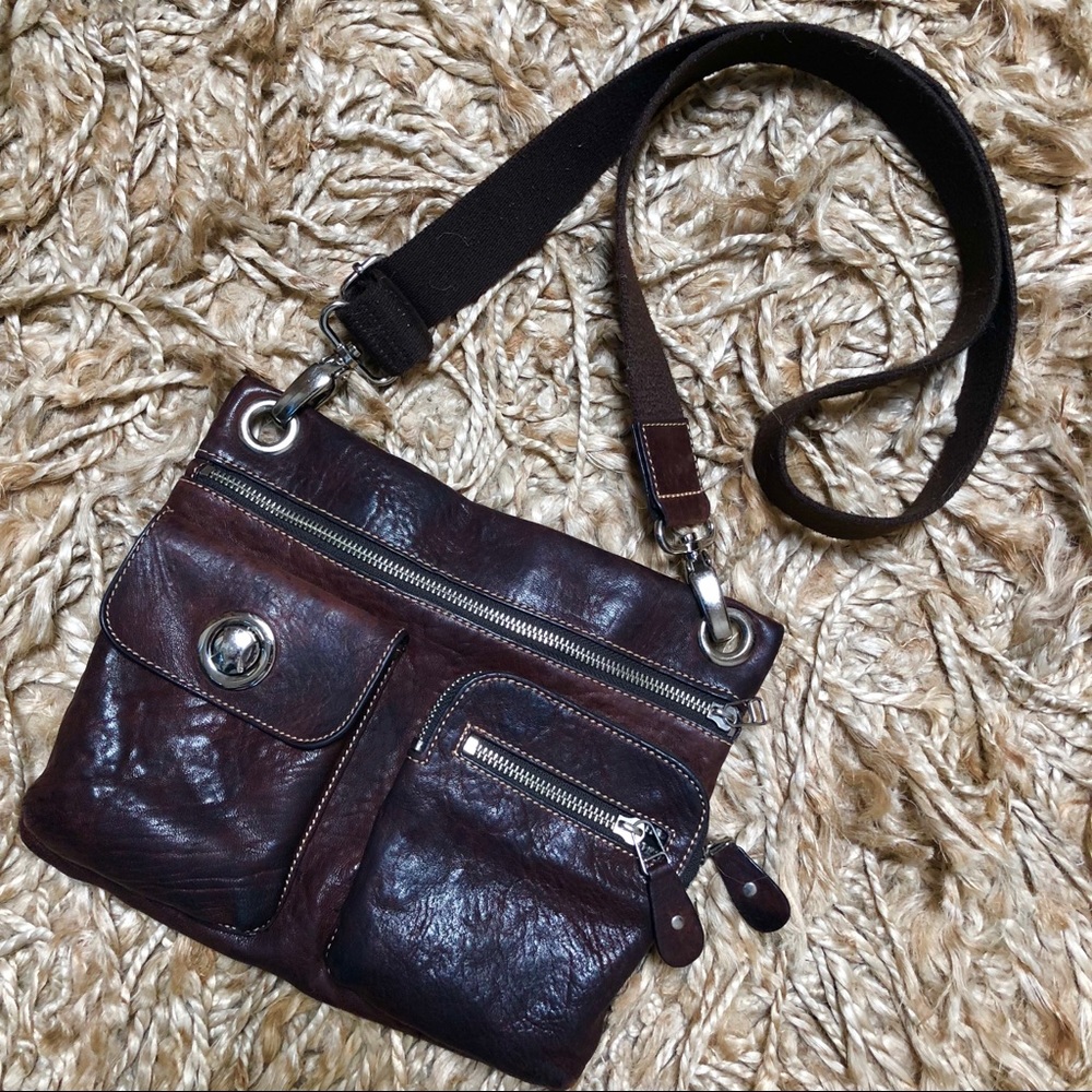 🔴Leather Crossbody Travel Bag